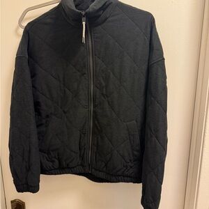 Vuori Dark Gray Quilted Jacket
